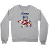 mama bear floral Crewneck Sweatshirt