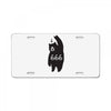 Black Bruin Metal License Plate