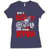 save a bike Ladies Fitted T-Shirt