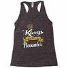 kings are born in november Racerback Tank