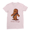 hug a wookiee Ladies Fitted T-Shirt
