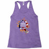 American Flag Q Fire Racerback Tank
