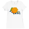orange juice Ladies Fitted T-Shirt