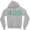 marijuana 420 Zipper Hoodie