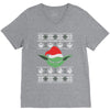 yoda ugly christmas sweater V-Neck Tee