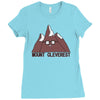 mount cleverest Ladies Fitted T-Shirt