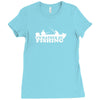 id rather be fishing Ladies Fitted T-Shirt