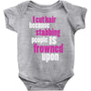 i cut hair Baby Bodysuit