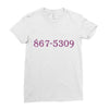 867 midnight Ladies Fitted T-Shirt