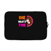 She Wants The D - Dunkin Donuts Laptop sleeve