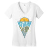 let the sea, set you free Women's V-Neck T-Shirt