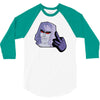 mega flipped off 3/4 Sleeve Shirt