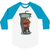 delicious aqua teens 3/4 Sleeve Shirt
