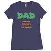 dad the man the myth the legend Ladies Fitted T-Shirt