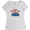 camp crystal lake Women's Triblend Scoop T-shirt