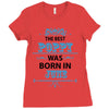 The Best Poppy Was Born In June Ladies Fitted T-Shirt