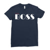 boss bad Ladies Fitted T-Shirt