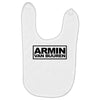 armin van buuren black logo Baby Bibs