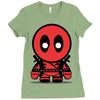 deadpool Ladies Fitted T-Shirt