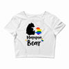 mama bear gay pride Crop Top