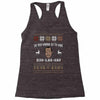 do you wanna go to war buh lah kay Racerback Tank
