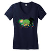milled Women's V-Neck T-Shirt