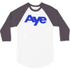 vote aye for scotland scottish yes independence 3/4 Sleeve Shirt
