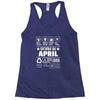 Born In April Racerback Tank