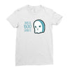 boo sheet Ladies Fitted T-Shirt
