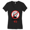 Impeach 45 Stop Trump Women's V-Neck T-Shirt