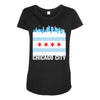 Chicago City Maternity Scoop Neck T-shirt