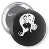 typographic Pin-back button