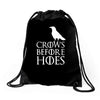 crows Drawstring Bags