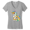 Robotic Baby Unicorn Women's V-Neck T-Shirt