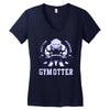 not the average gym otter Women's V-Neck T-Shirt