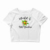 world's best grandma Crop Top