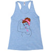 breast cancer girl power Racerback Tank