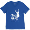 trophy wife deer V-Neck Tee