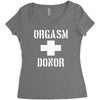 orgasm donor funny Women's Triblend Scoop T-shirt