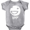 white nmp Baby Bodysuit