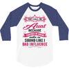They Call Me Aunt Partner in Crime 3/4 Sleeve Shirt