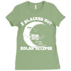 i black out solar ec;ipse Ladies Fitted T-Shirt