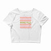 merry pizza Crop Top