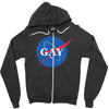 Nasa Gay Pride Zipper Hoodie