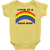 love is a rainbow Baby Onesie