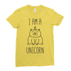 i am a unicorn Ladies Fitted T-Shirt