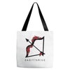 sagittarius rose Tote Bags