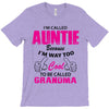 I&rsquo;m Called Auntie Because I&rsquo;m Way Too Cool To Be Called Grandma T-Shirt
