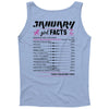January Girl Facts Capricorn Tank Top
