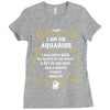 i am an aquarius Ladies Fitted T-Shirt